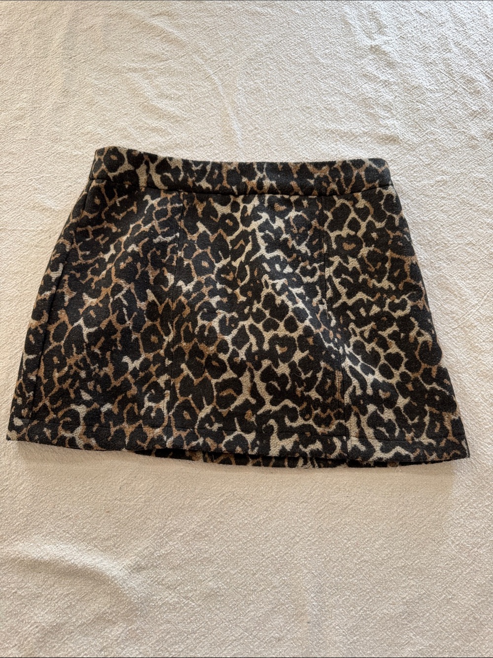 Forever 21 Leopard Print Mini Skirt in Black and Brown